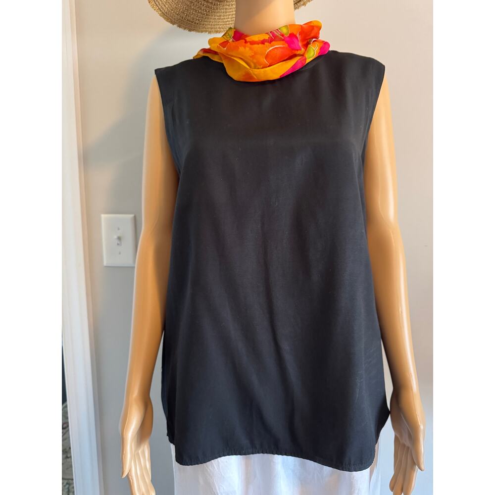 Talbots Basic Back Button Back Shell Top, Women's Size 16 - Picture 3 of 8